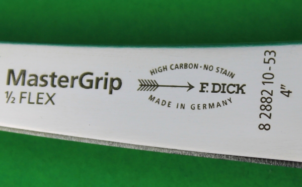 F Dick Messer #2882-10 Ausbeinmesser amerikanisch halbflex. 10 cm Klinge, Griff orange